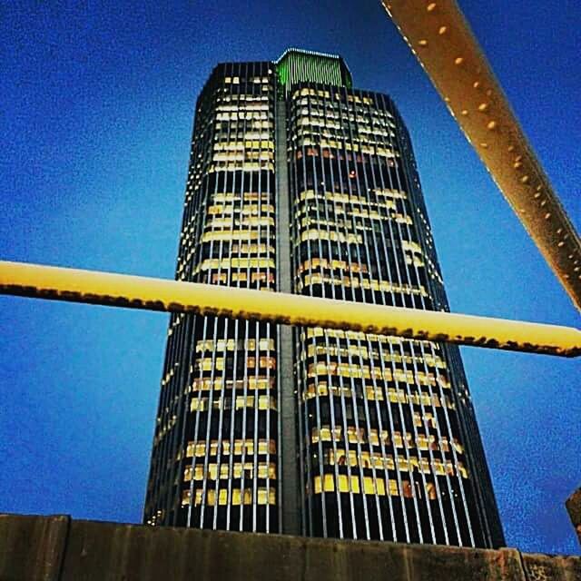 LOW ANGLE VIEW OF MODERN BUILDINGS