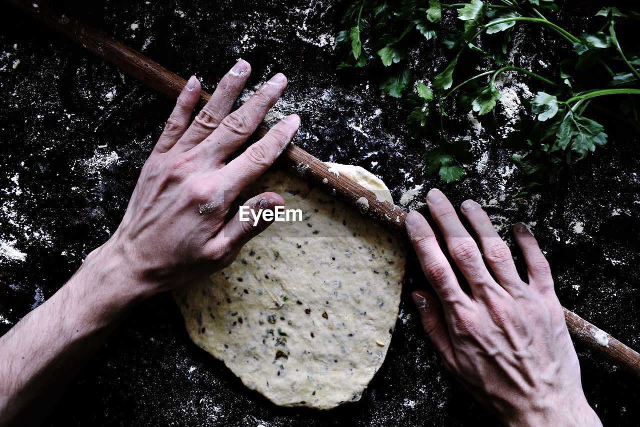 Close-up of woman hands