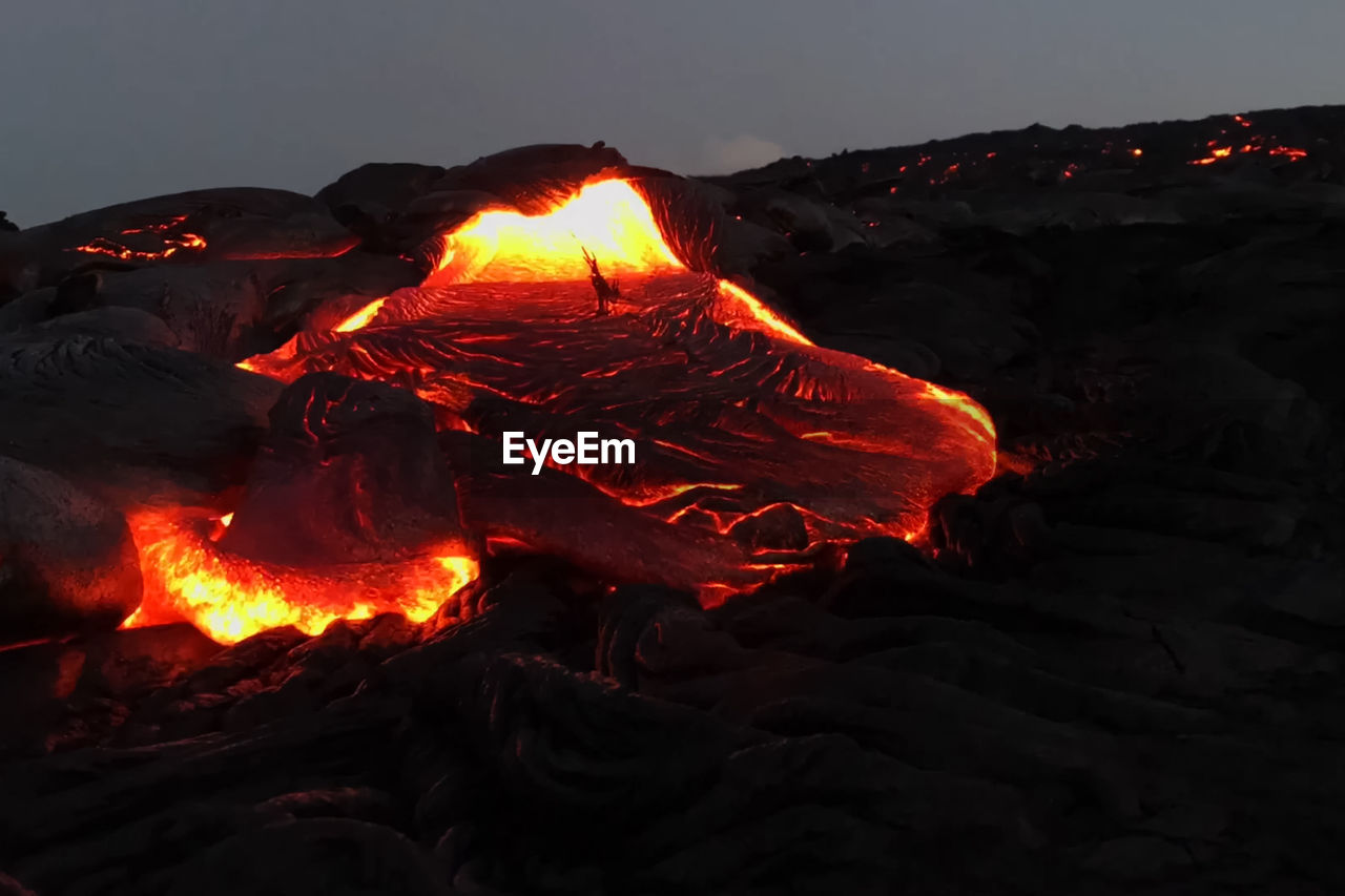 CLOSE-UP OF FIRE PIT