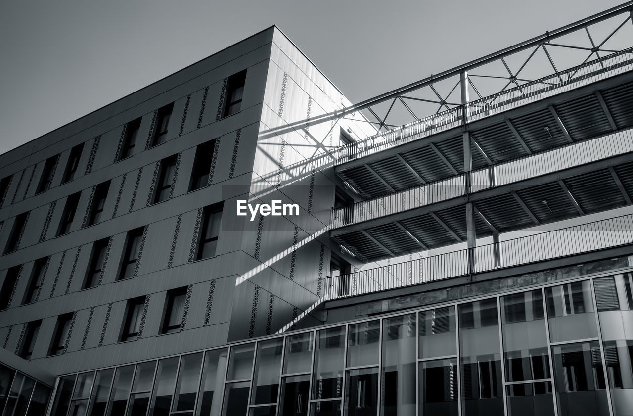 Low angle view of building against sky