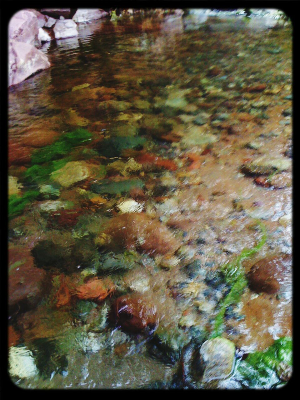 VIEW OF ROCKS IN SEA