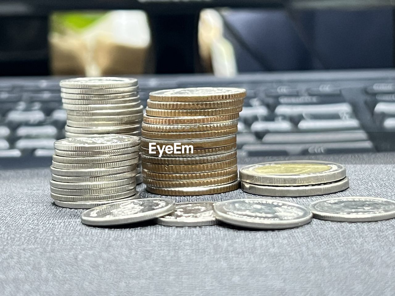 money, finance, coin, cash, business, wealth, currency, savings, finance and economy, business finance and industry, money handling, investment, large group of objects, close-up, no people, indoors, table, metal, economy, still life, banking, abundance