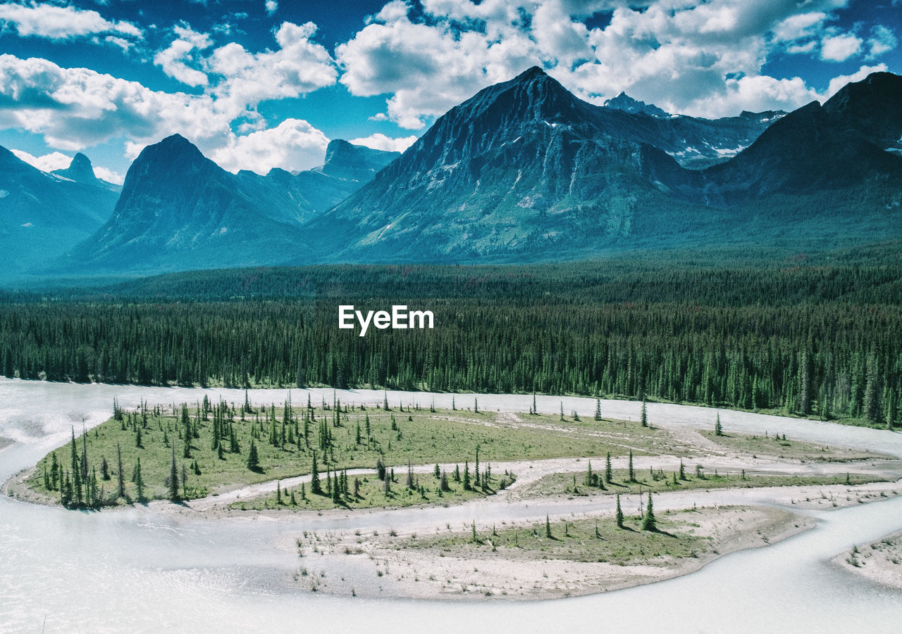 Scenic view of landscape against sky