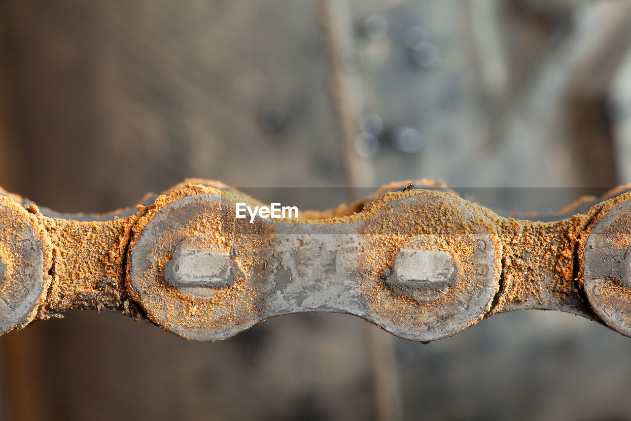 Close-up of rusty metal