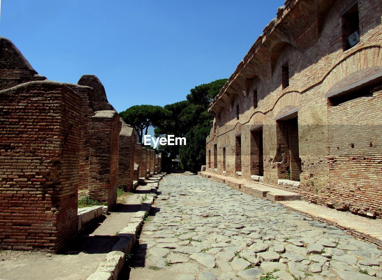 OLD RUINS AGAINST SKY