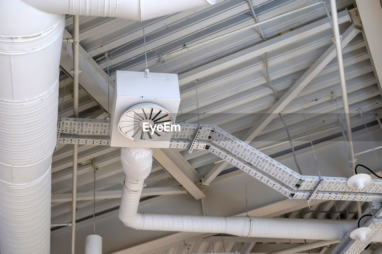 low angle view of spiral staircase