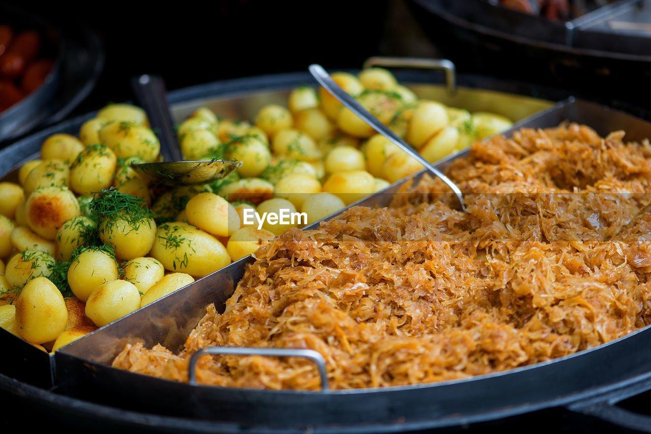 Close-up of vegetables in container