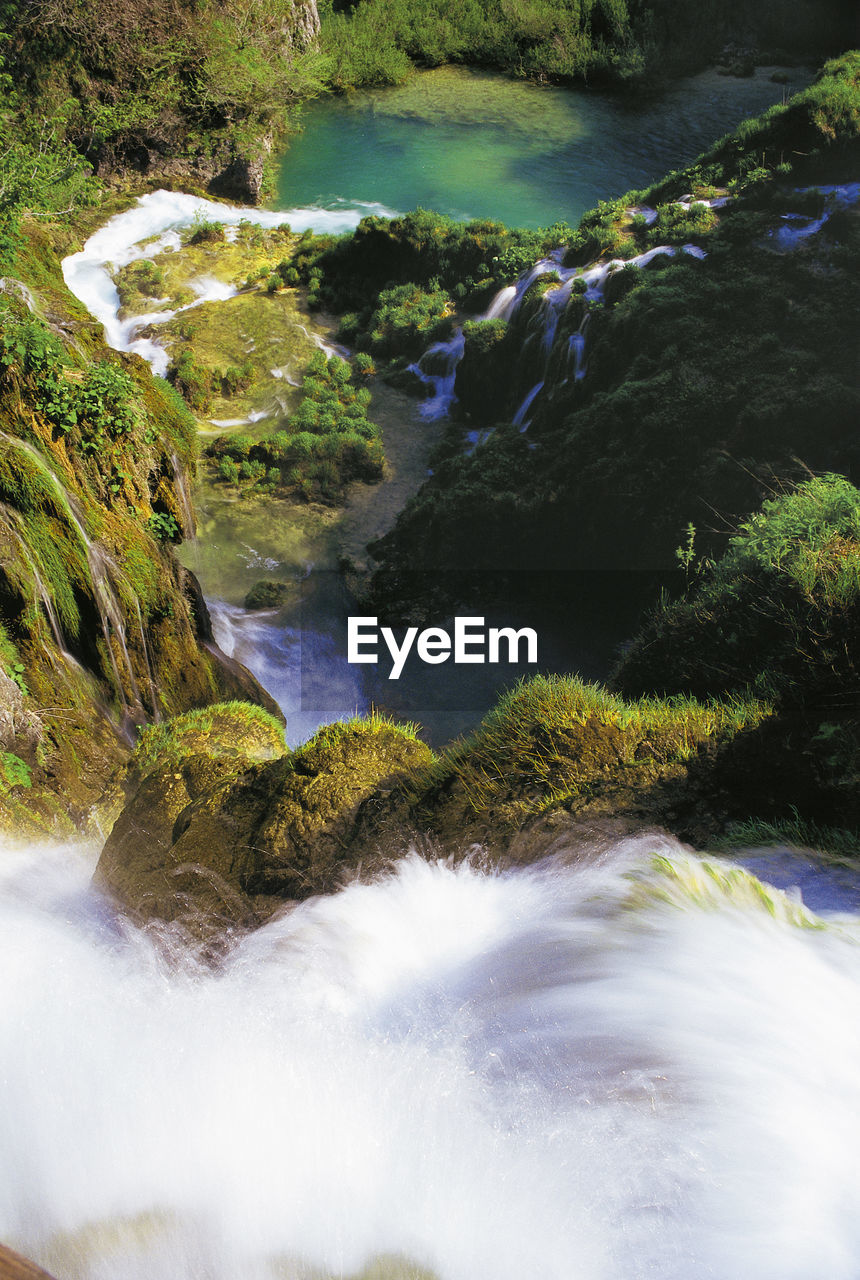 Waterfalls in the plitivce lakes, croatia