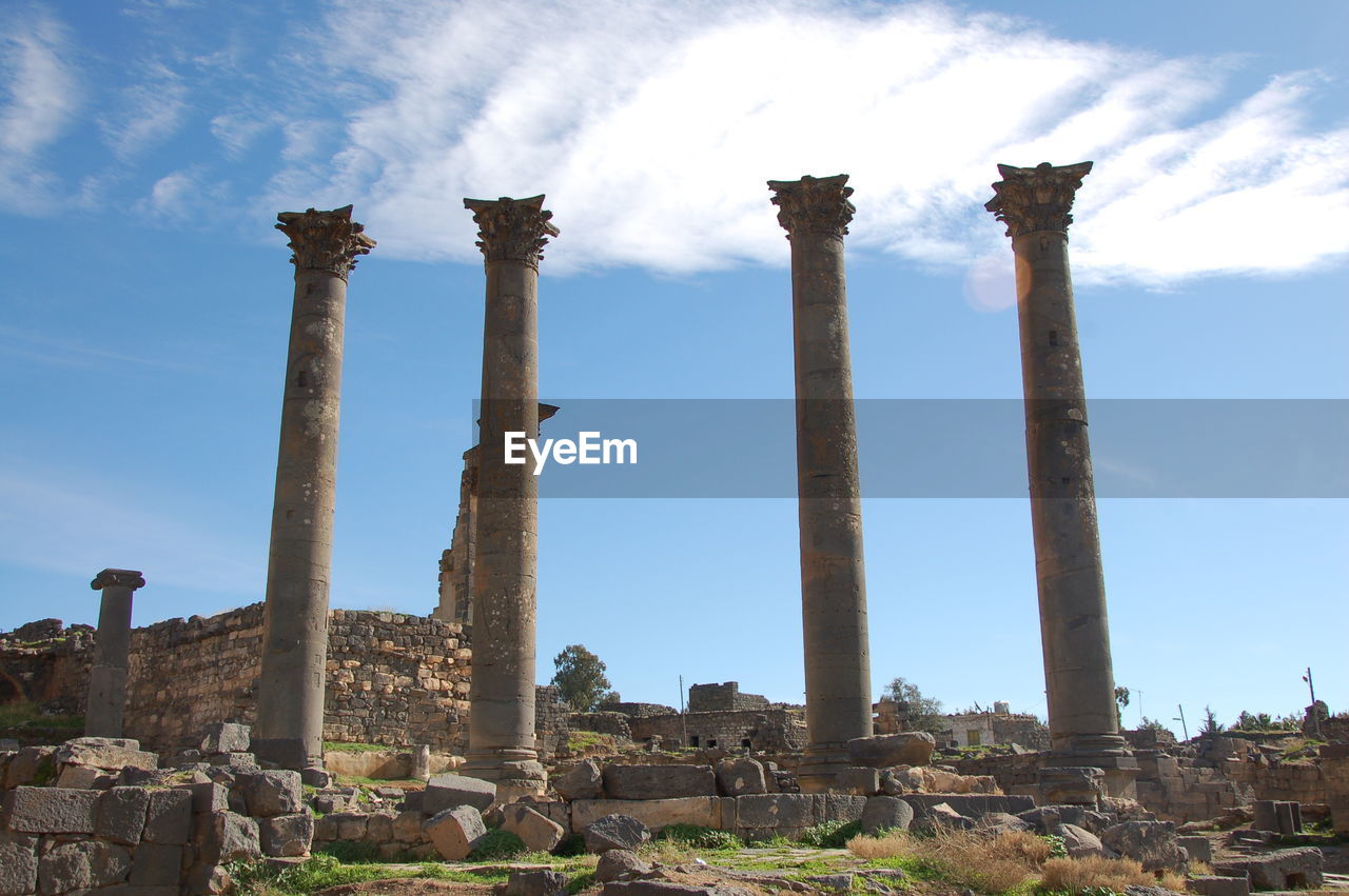 VIEW OF OLD RUINS