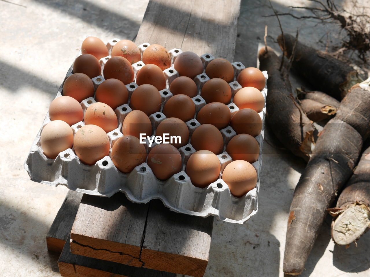 Fresh eggs from the farm