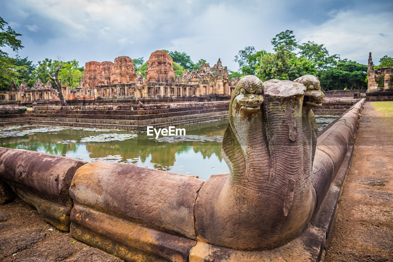 VIEW OF ELEPHANT STATUE