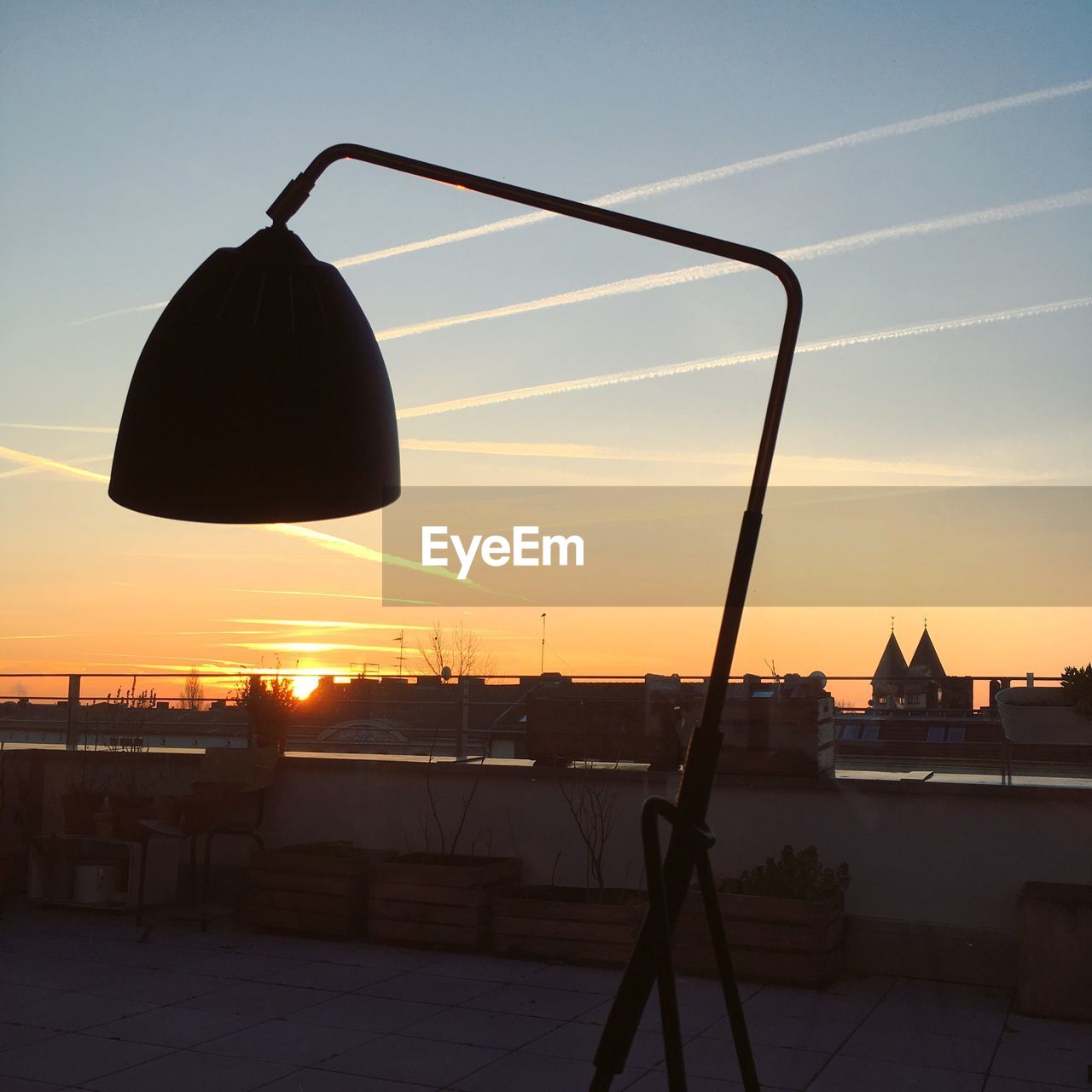 SILHOUETTE OF CITY DURING SUNSET