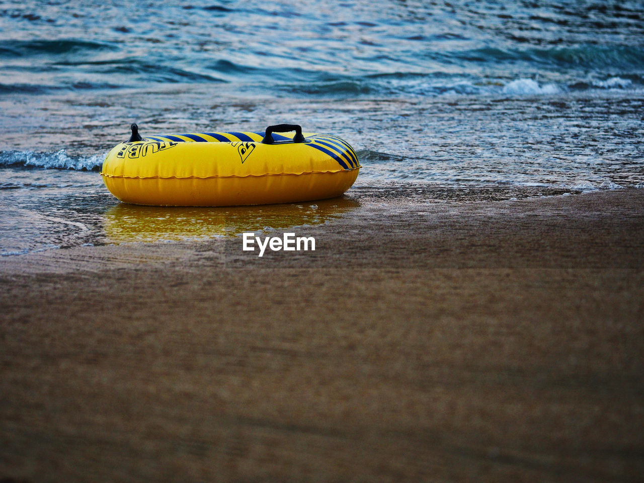 YELLOW FLOATING ON WATER