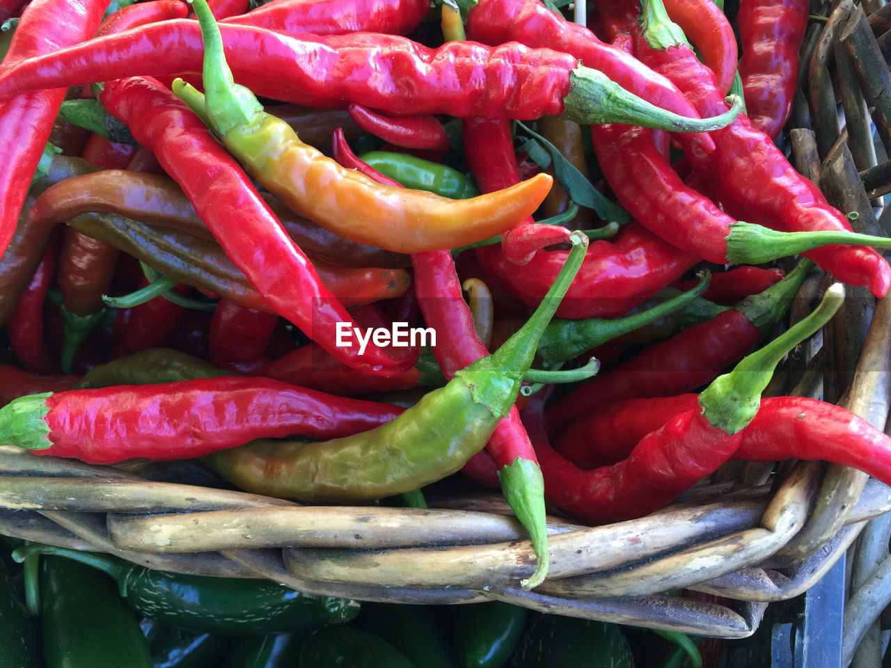 Close-up of red chilies