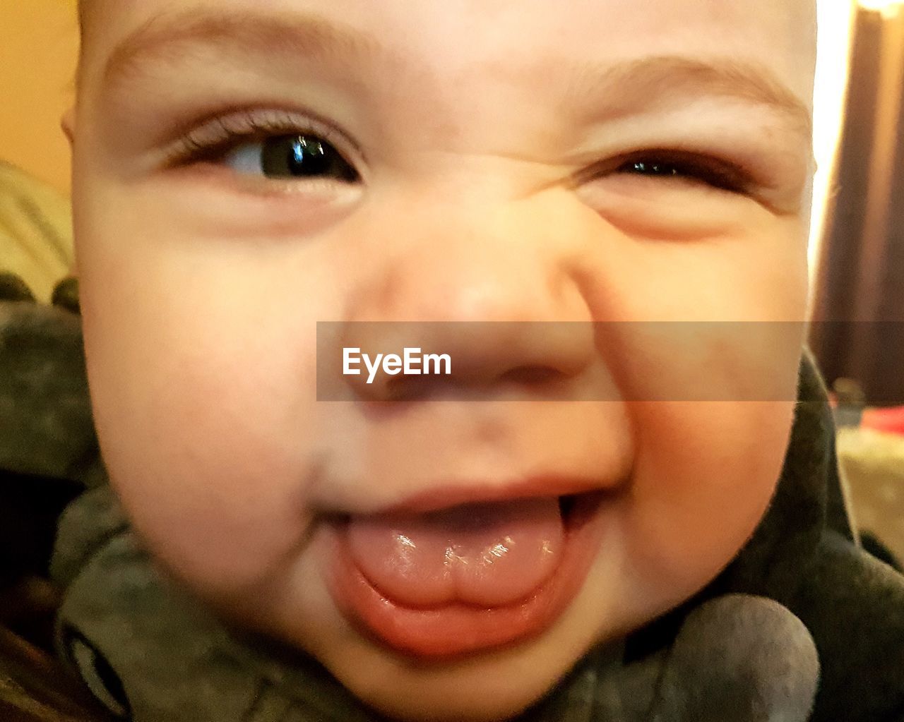 CLOSE-UP PORTRAIT OF CUTE BABY