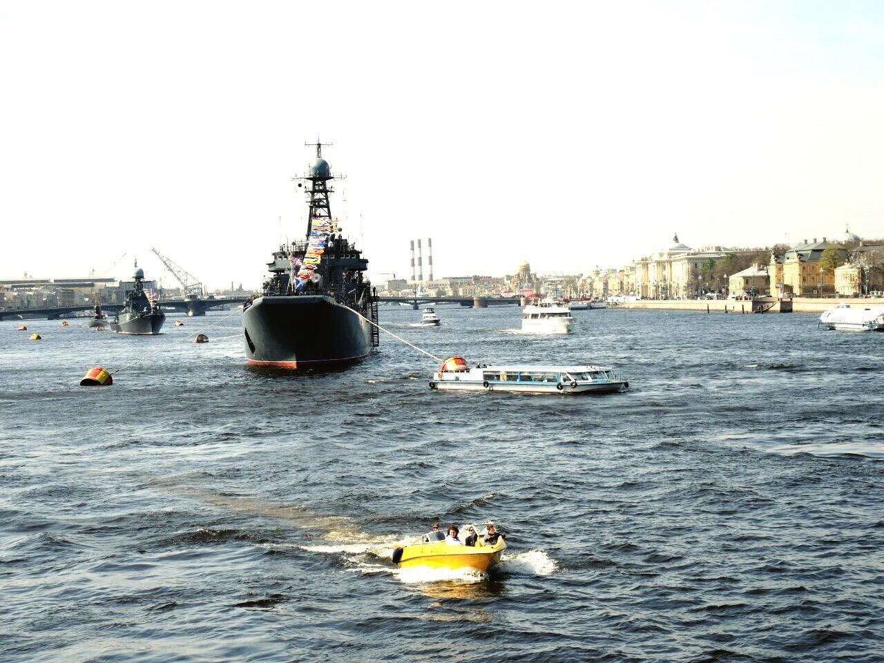 BOATS SAILING ON SEA