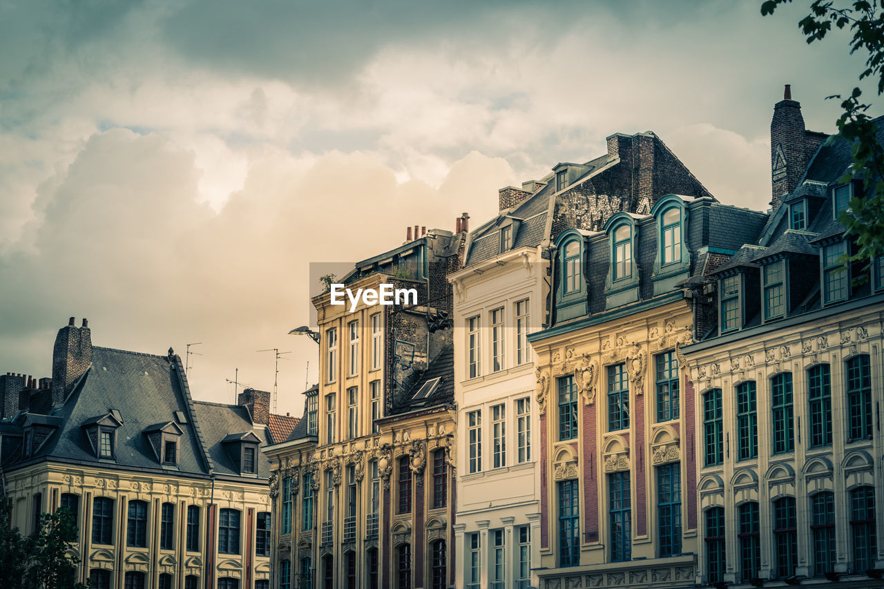 Cloudy afternoon in lille