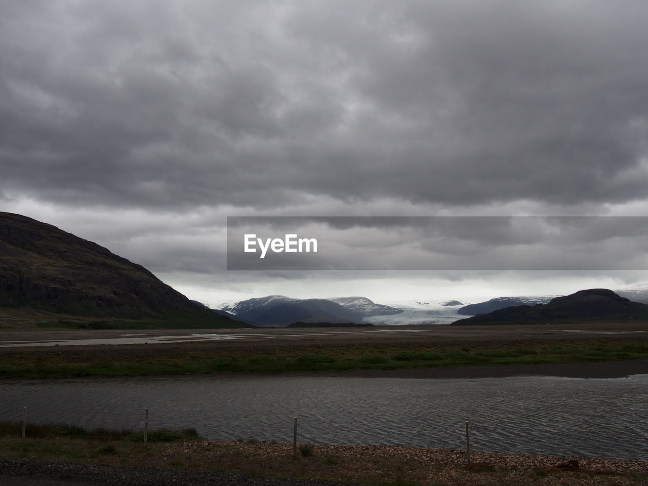 SCENIC VIEW OF LANDSCAPE AGAINST CLOUDY SKY