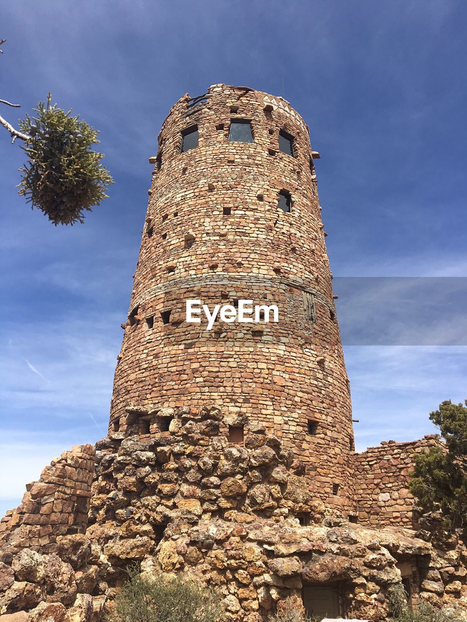Low angle view of historical building against sky