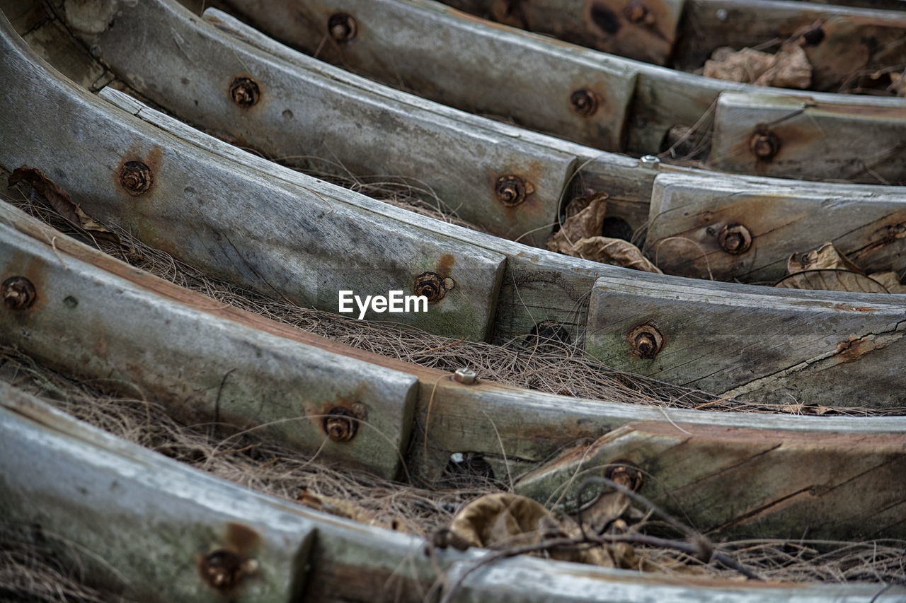 Full frame shot of rusty metal