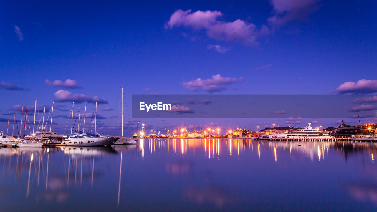 SAILBOATS IN MARINA