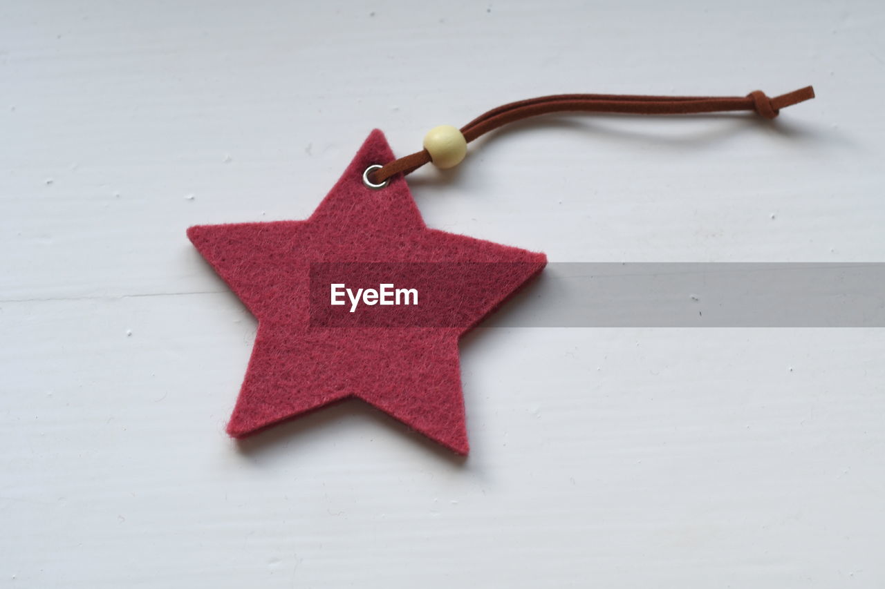 Christmas star decoration felt textile