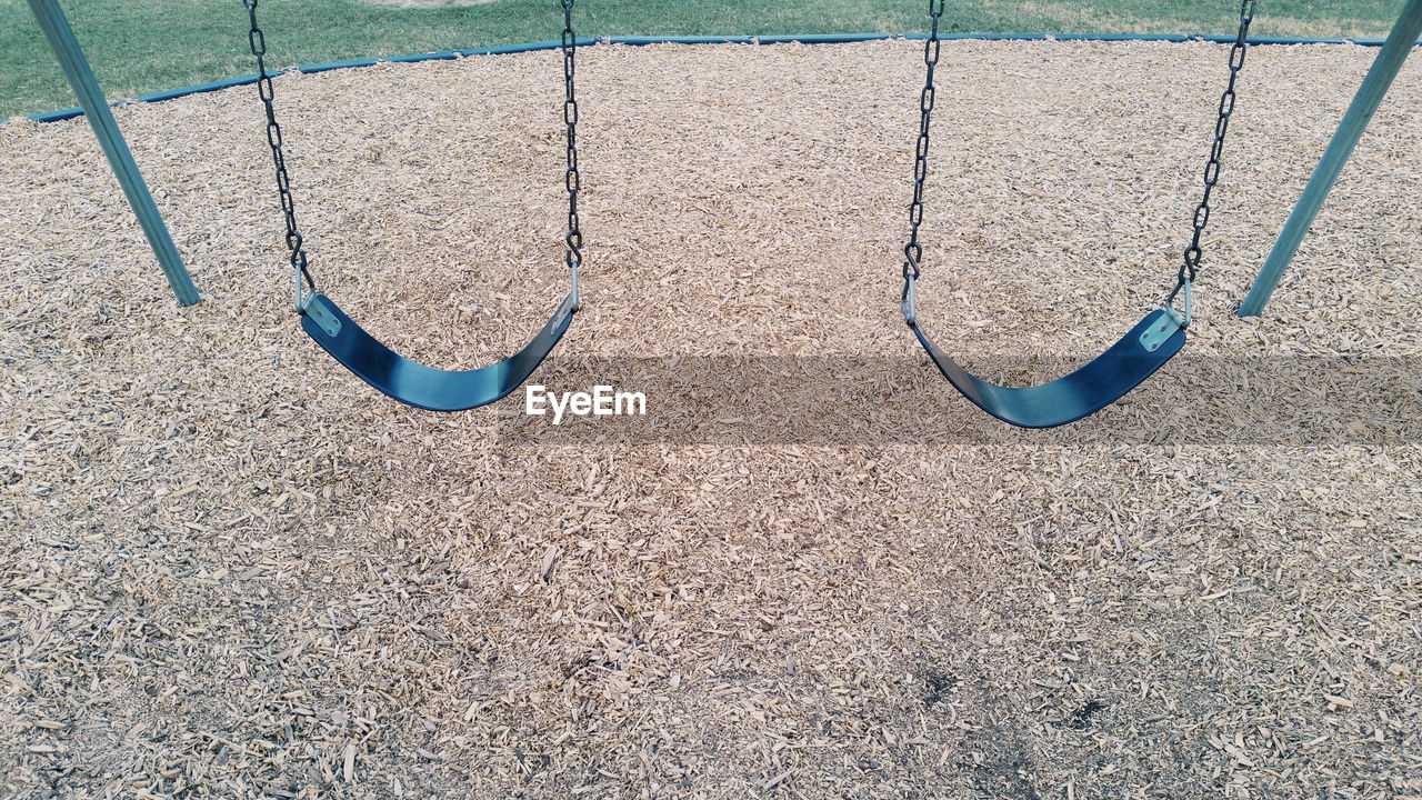 Full frame shot of swings