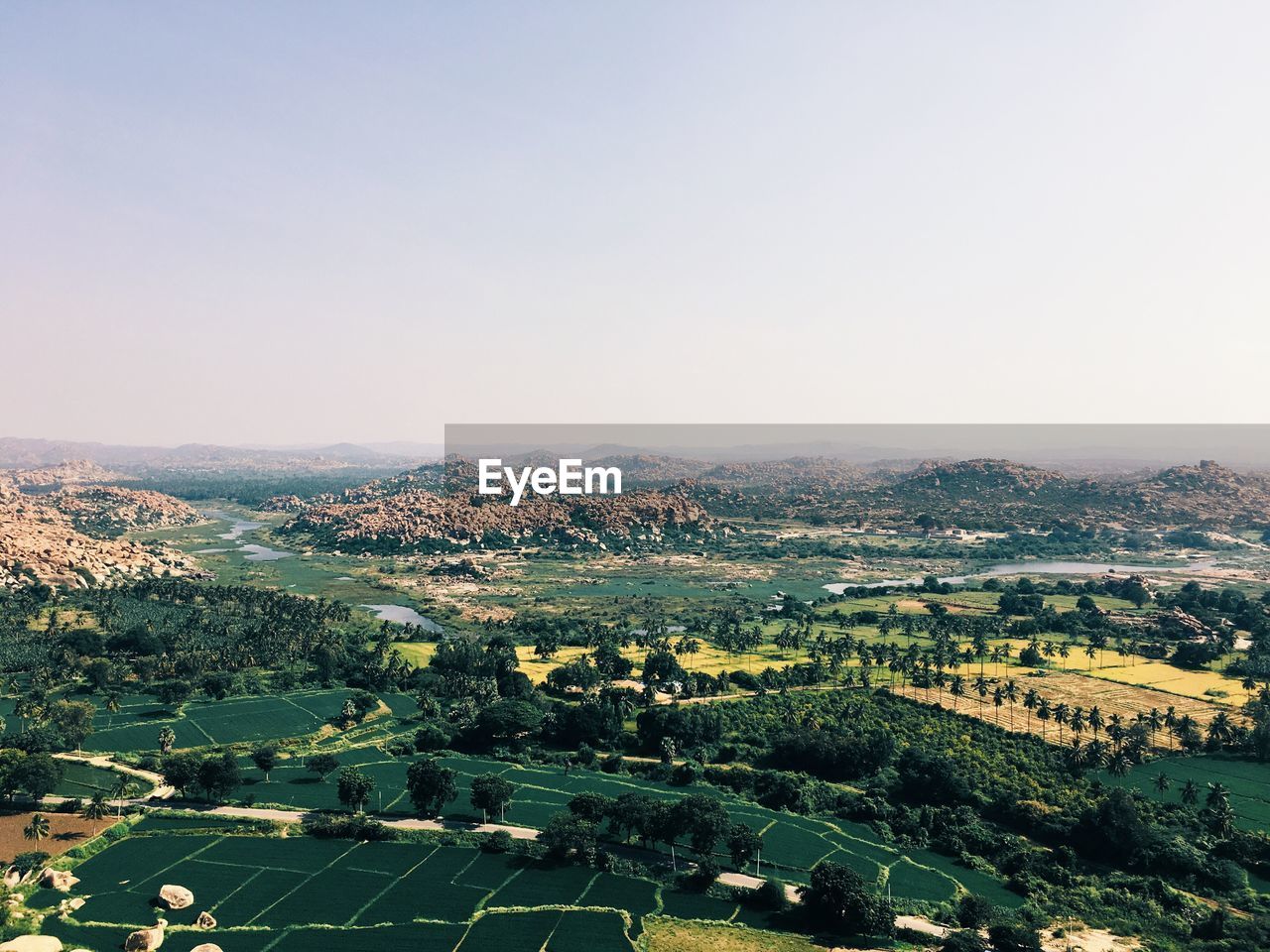 High angle view of cityscape