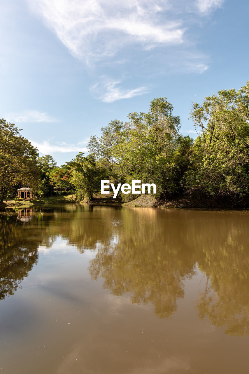 reflection, water, tree, nature, sky, plant, river, cloud, beauty in nature, tranquility, landscape, scenics - nature, environment, autumn, body of water, leaf, no people, tranquil scene, forest, outdoors, travel destinations, land, non-urban scene, tourism, travel, day, morning, pond, summer, idyllic, vacation, reservoir, trip, animal wildlife, reflection lake