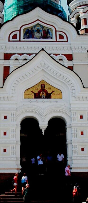 LOW ANGLE VIEW OF TEMPLE