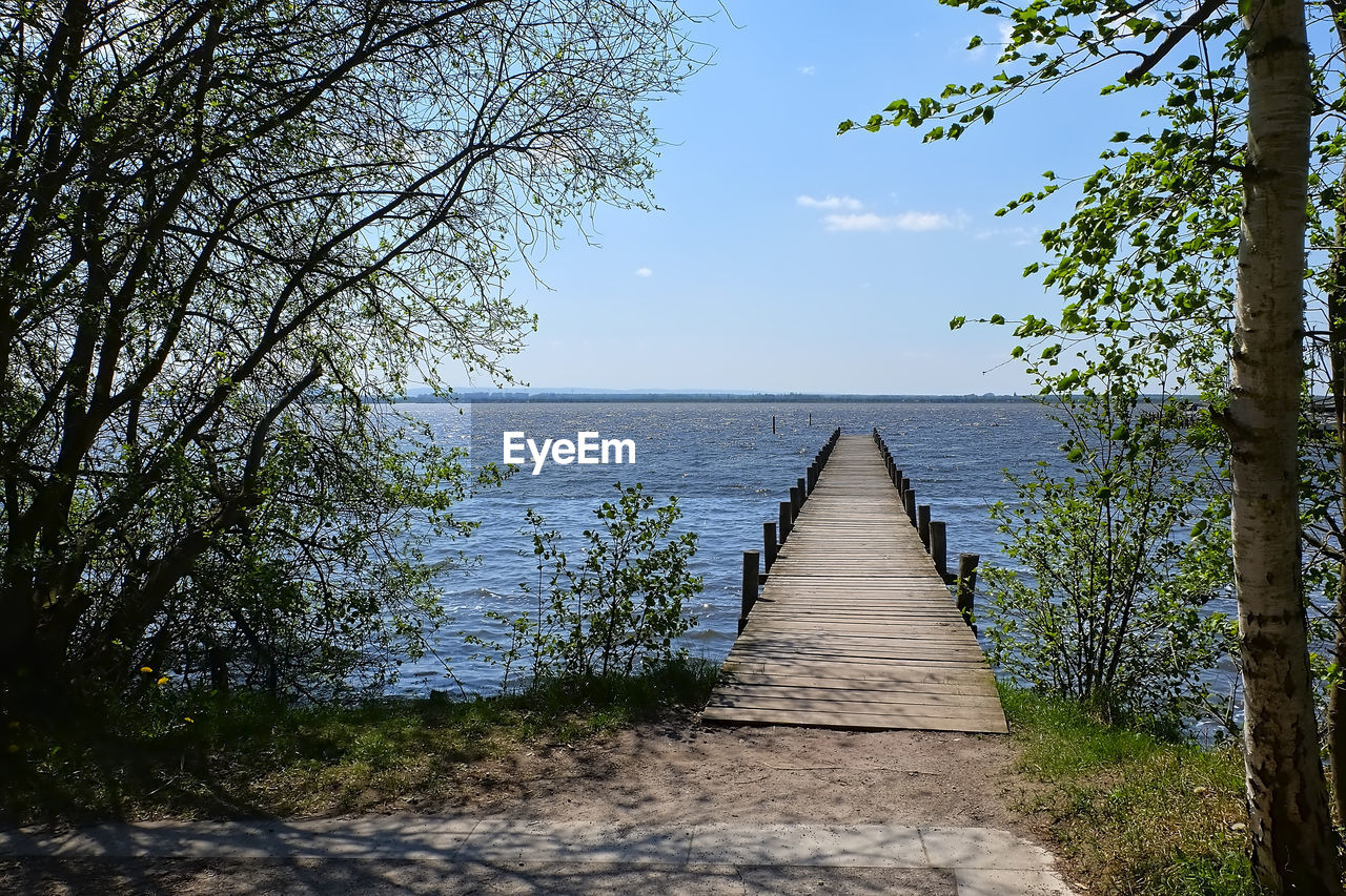 WOODEN FOOTPATH LEADING TO SEA