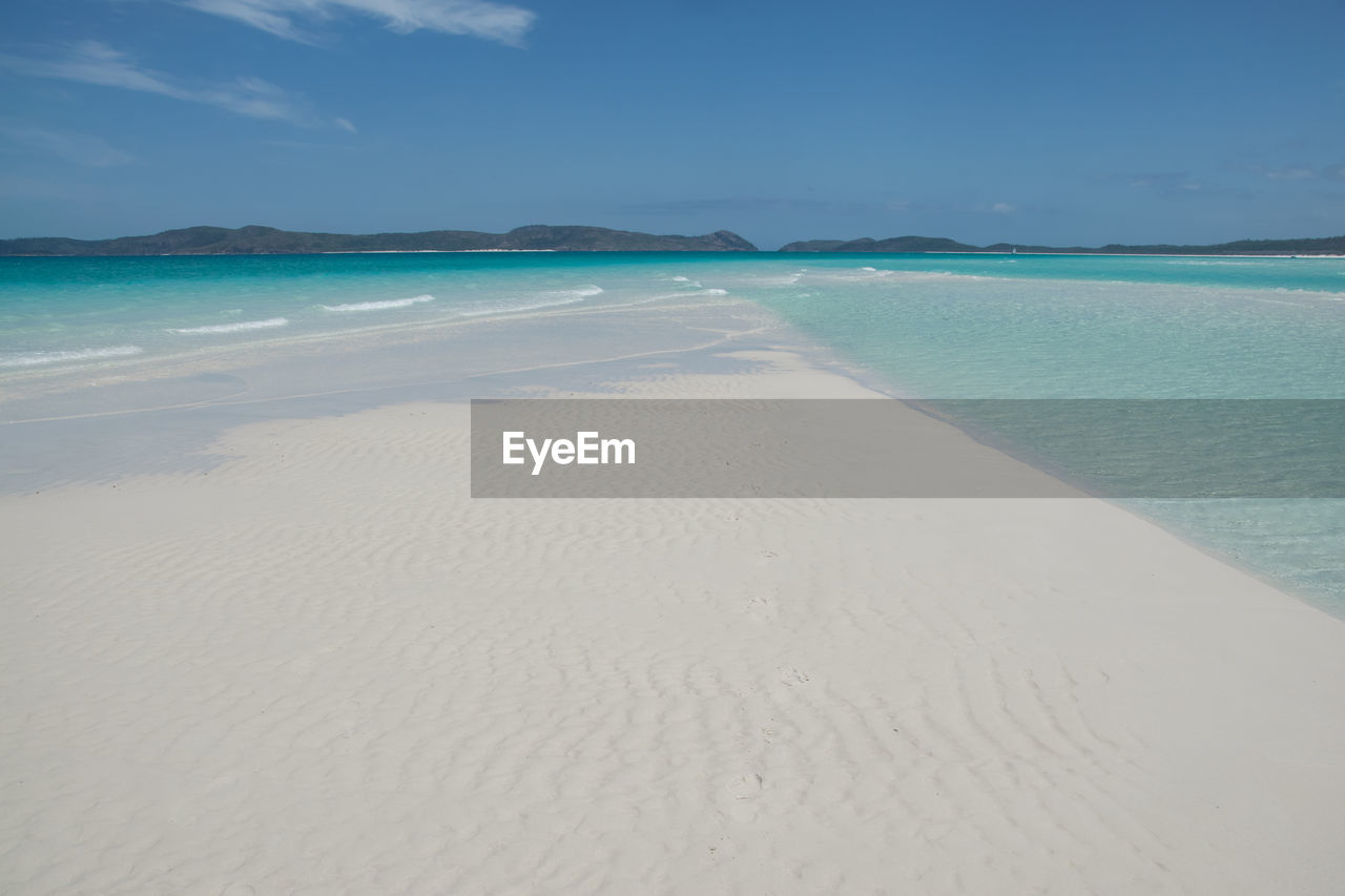 SCENIC VIEW OF SEA AGAINST BLUE SKY