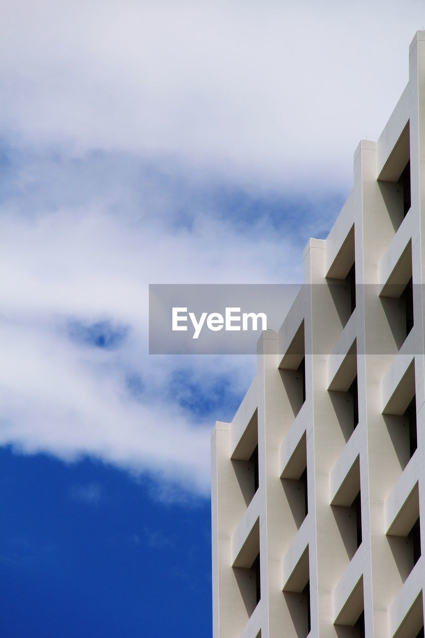 Low angle view of building against sky