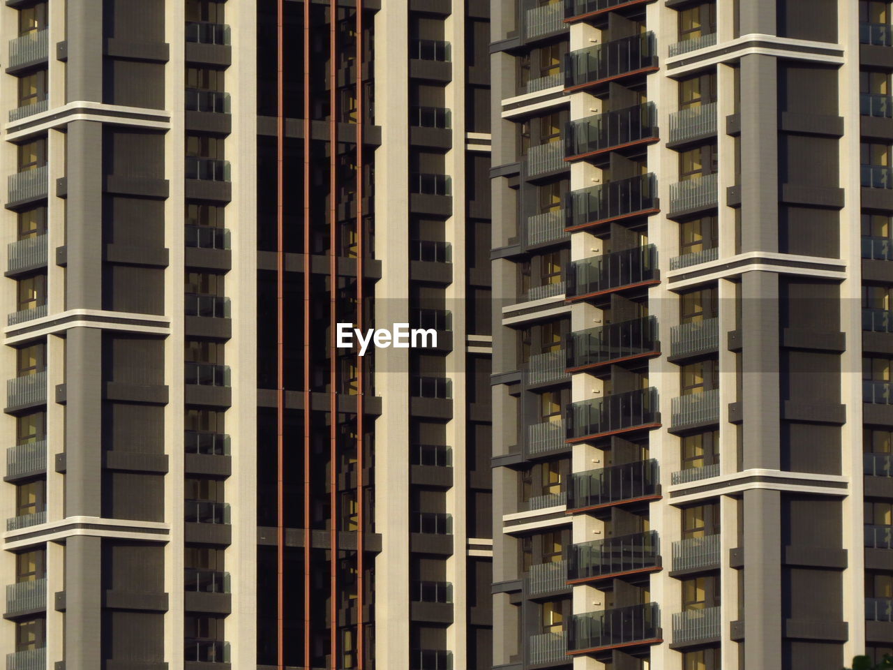 Low angle view of buildings in city