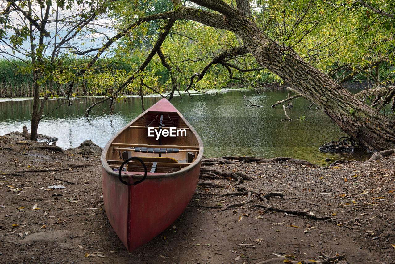 BOAT IN RIVER