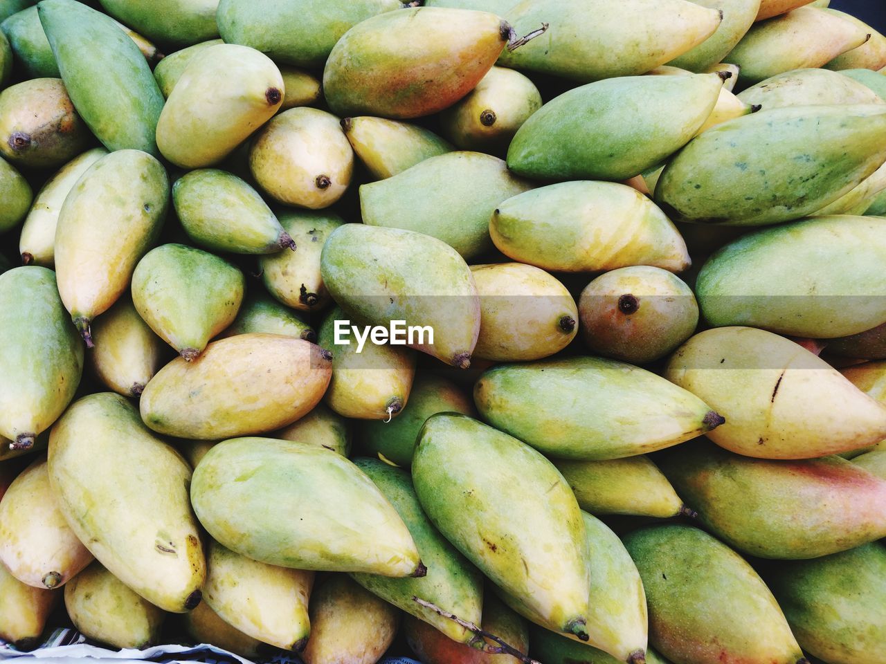 Full frame shot of fruits for sale in market