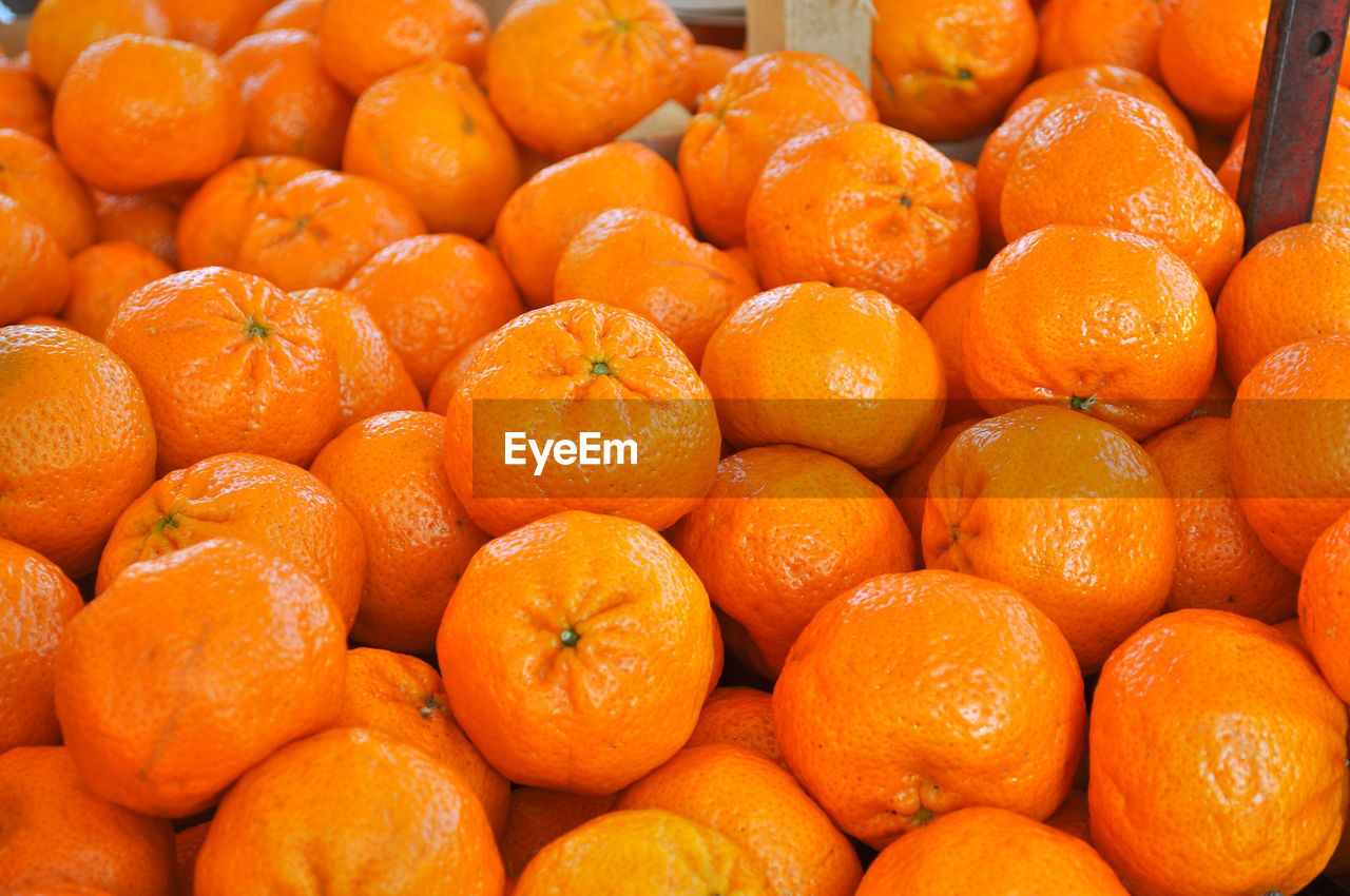 full frame shot of orange fruits