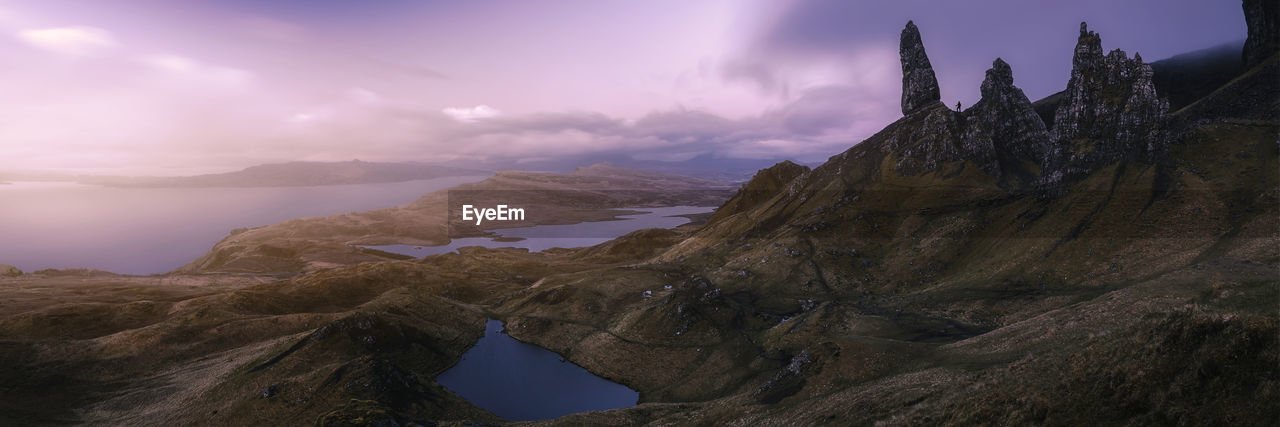 Sunrise at the old man of storr, isle of skye