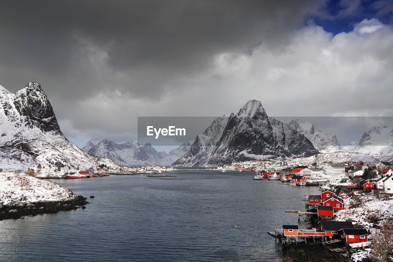 SCENIC VIEW OF SNOWCAPPED MOUNTAINS AND SKY