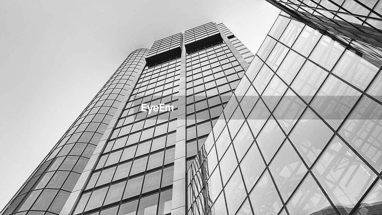 Low angle view of modern building