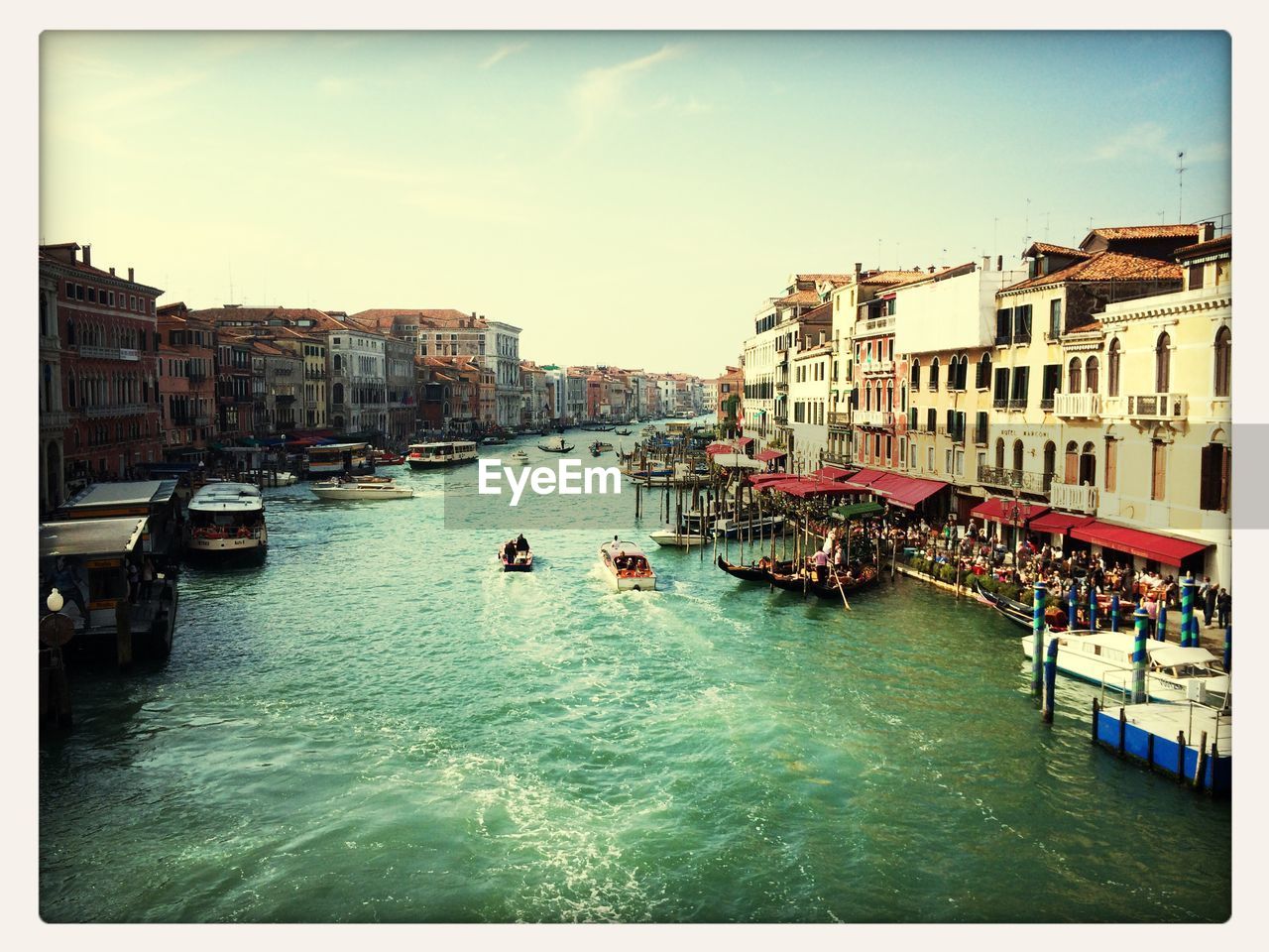 Elevated view of grand canal