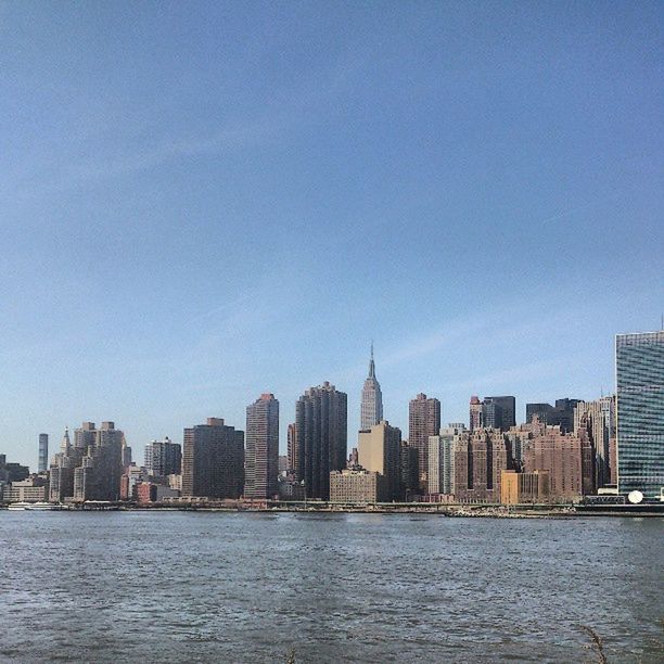 CITY SKYLINE WITH WATERFRONT