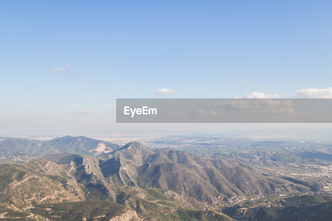 Aerial view of landscape