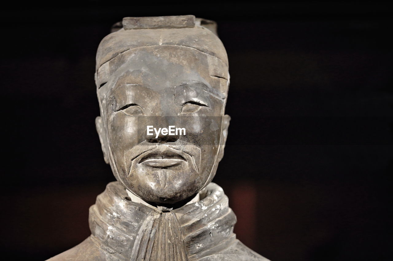 1447 terracotta army warrior-funerary sculpture-qin shi huang emperor's army. xi'an-shaanxi-china.
