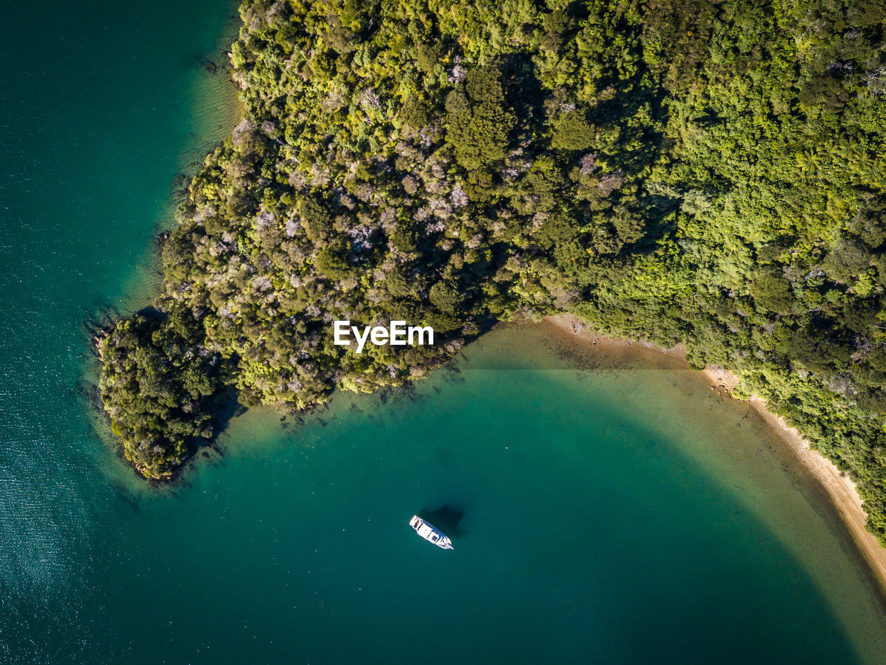 Aerial view of sea