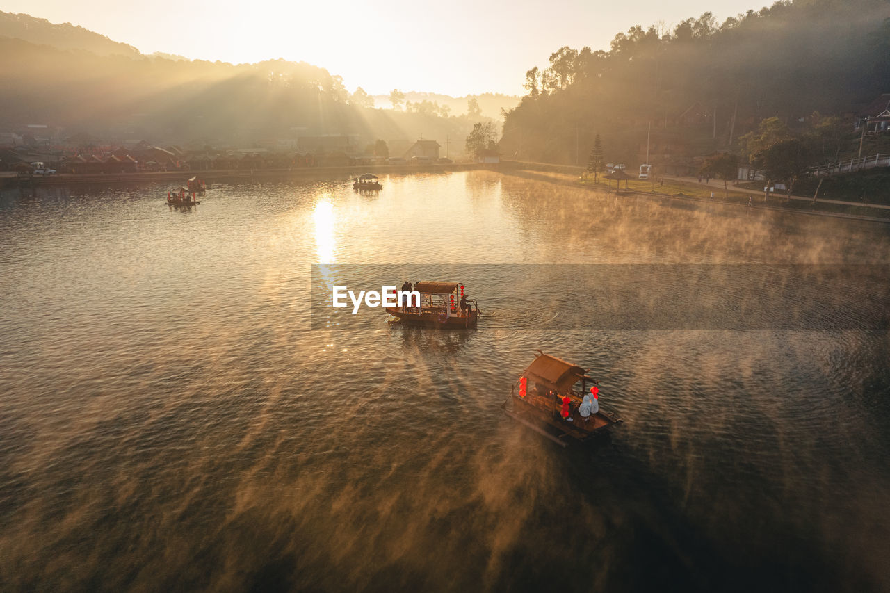 boat in lake