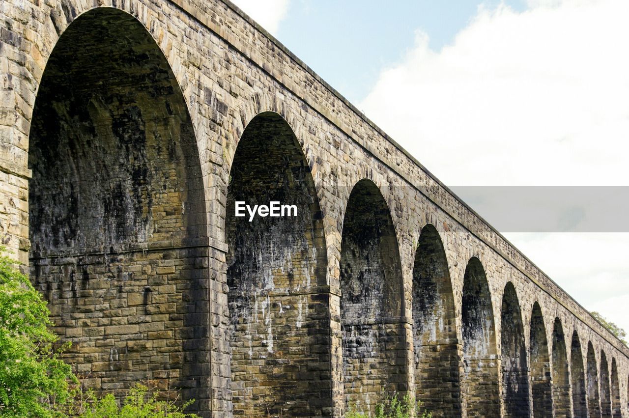 LOW ANGLE VIEW OF BRIDGE OVER AGAINST SKY