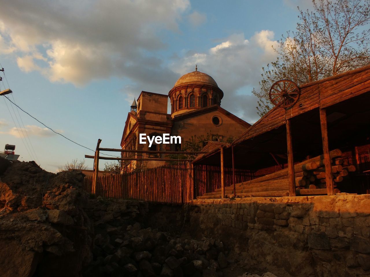 View of church against sky