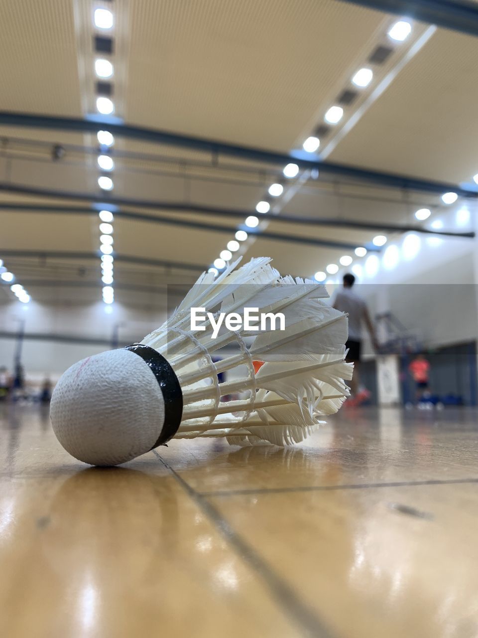 CLOSE-UP OF BALL AND LIGHTS ON TABLE