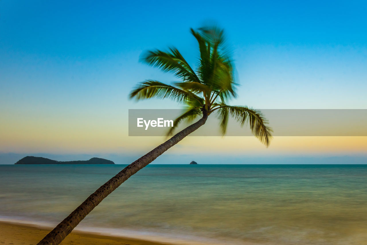 SCENIC VIEW OF CALM SEA AGAINST CLEAR SKY